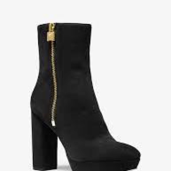 Michael Michael Kors Frenchie Bootie Black Size 5 - Picture 1 of 11